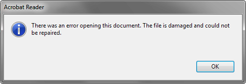 Corrupt PDFs