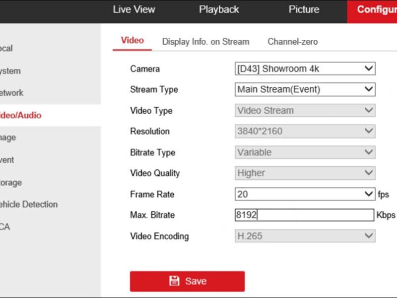 hikvision-recommended-video-settings